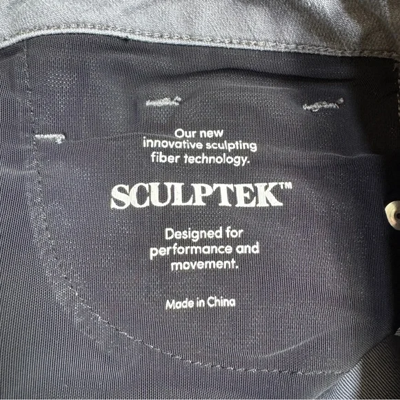 Athleta Light Gray Women's Skinny Jeans - Sculptek - Size 6 Tall - Picture 12 of 14